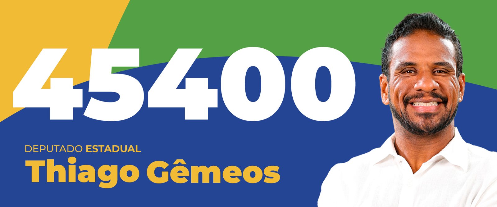 Thiago Gêmeos 45400 - Deputado Estadual